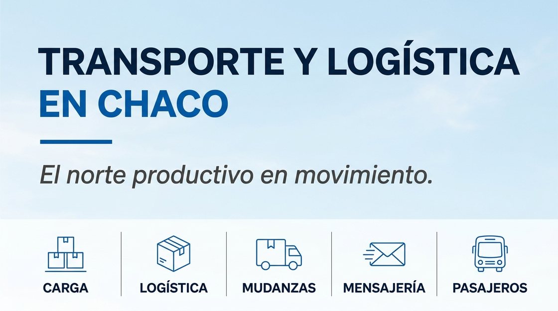 Ruta recta del monte chaqueño con un camión cargado, entre quebrachos